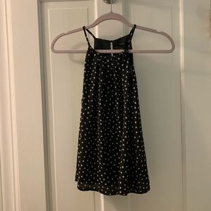 Black Polka Dot Tank